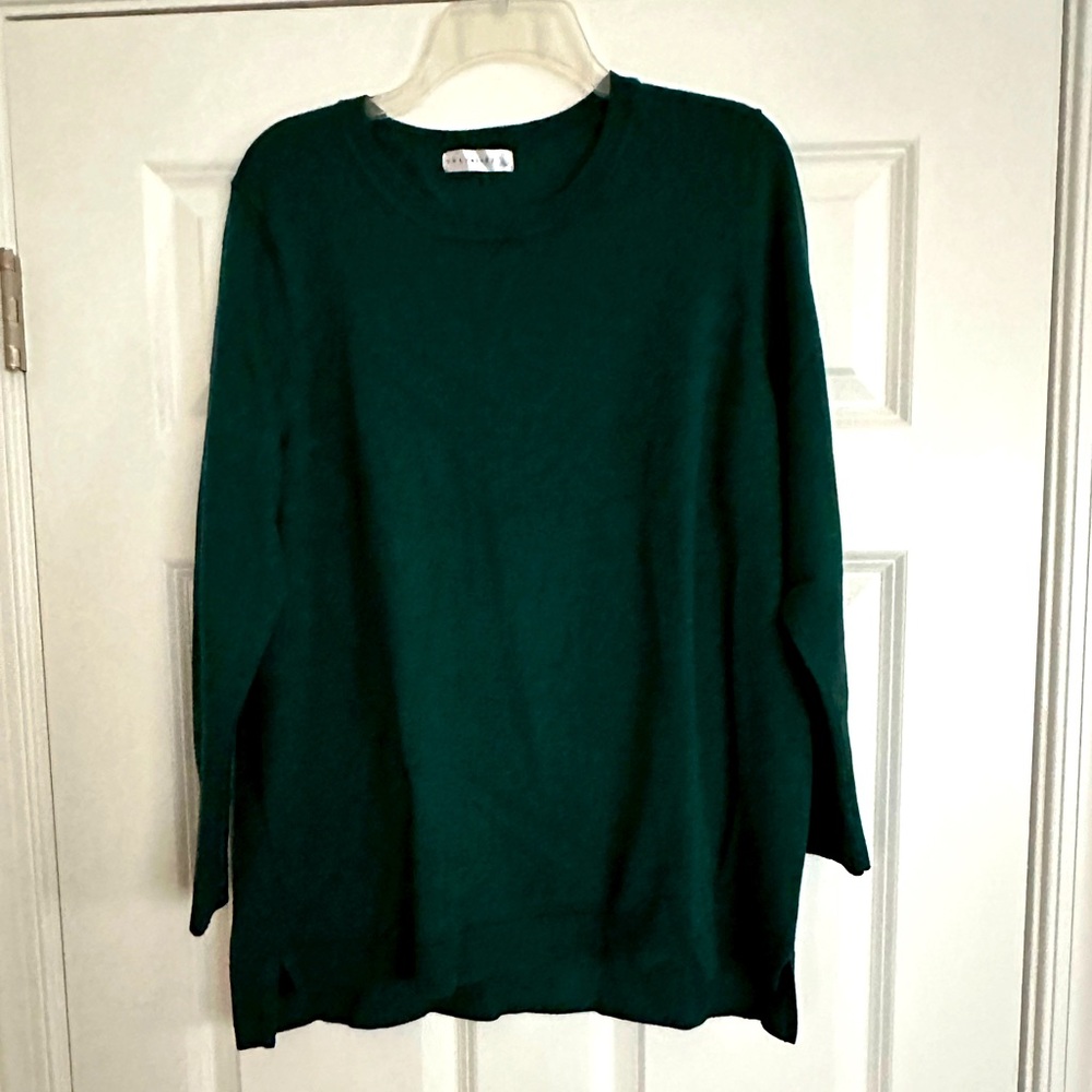 Retrology green dressy lightweight sweater 1X